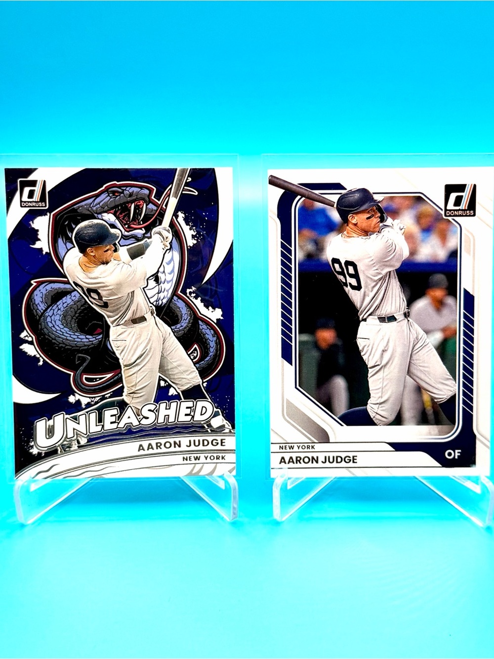 🔥Aaron Judge Donruss Lot! 🔥Unleashed + Donruss Insert! 🤯